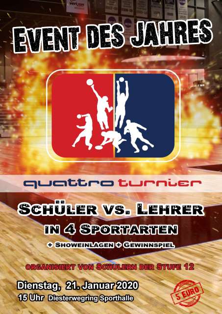 Plakat Quattro-Turnier