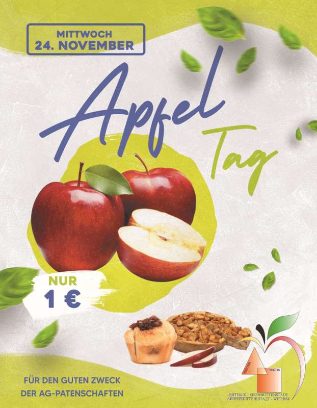 Plakat-Apfel Tag